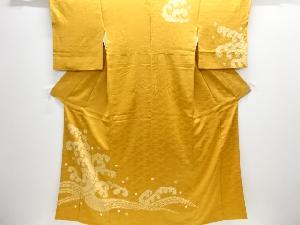 絞り荒波模様訪問着